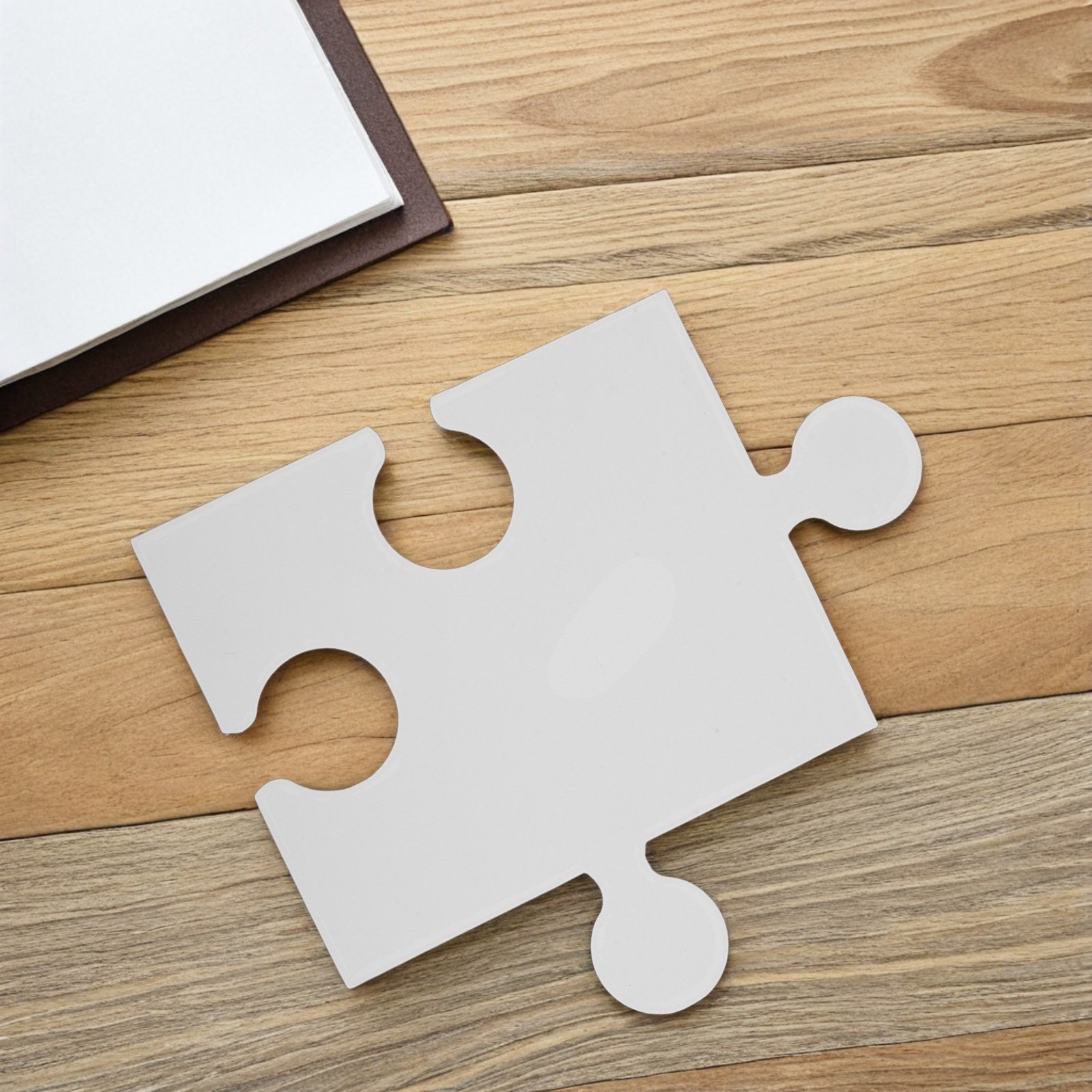 Puzzle Blank White - 60 قطعة من قطع البازل البيضاء