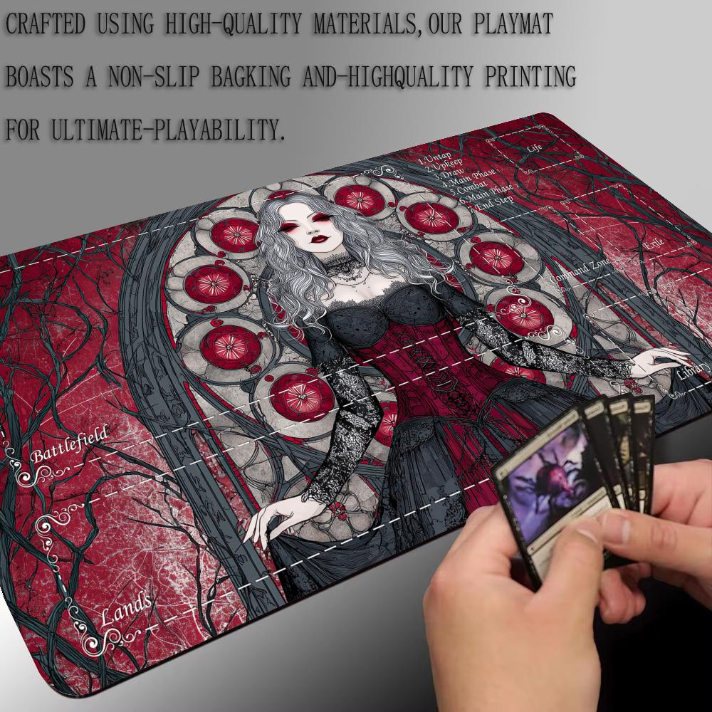بساط لعب TCG بتصميم مصاص دماء  - مراجعة Door Mat Blank وسعره