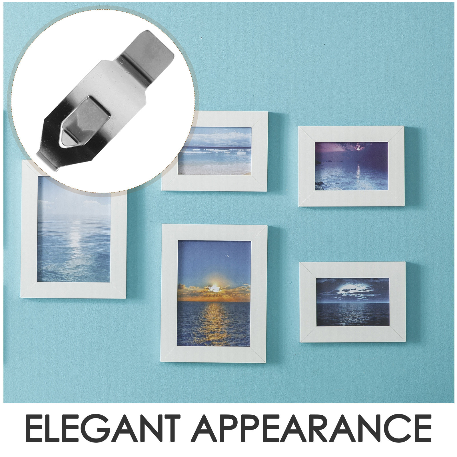 100 قطعة من مشابك الإطار الخلف - مراجعة Metal Photo Panel وسعره