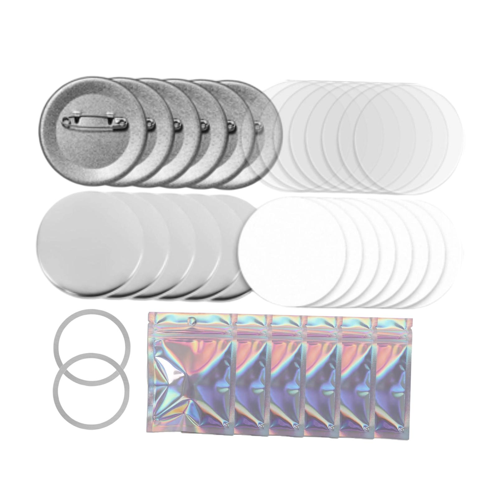 902 قطعة من مستلزمات صنع الأزر - مراجعة Button Badge Blank وسعره