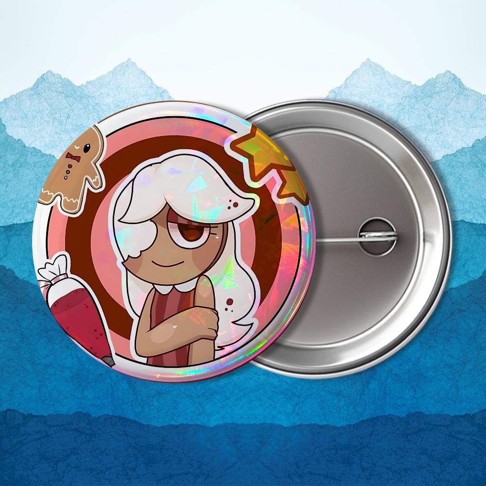 شارات جينجر بلوت جوب دانديز وو - مراجعة Button Badge Blank وسعره